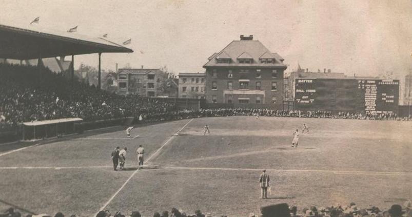 1914 Weeghman Park left field