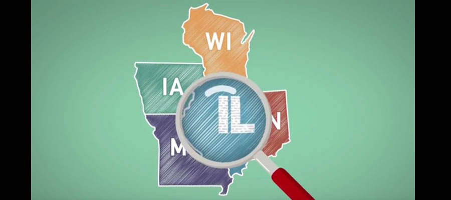 Illinois has lower tax rates than neighboring states