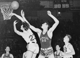 Did You Know? Joliet native George Mikan revolutionized the game of basketball in the 1940s