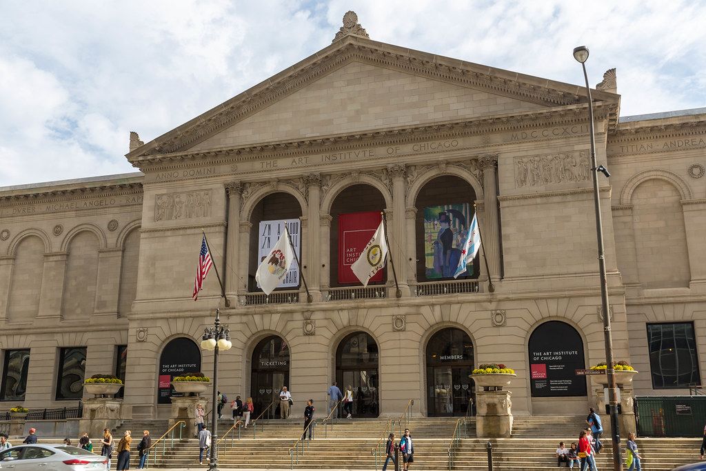 the building of the art institute of chicago one of the largest art museums in the united states