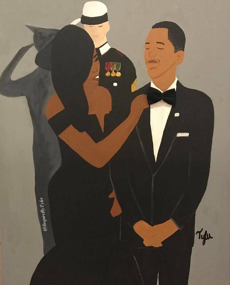 Clark Obamas Painting