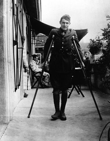 Ernest Hemingway recuperates