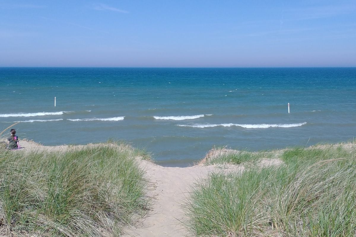 Lake Michigan Beach View