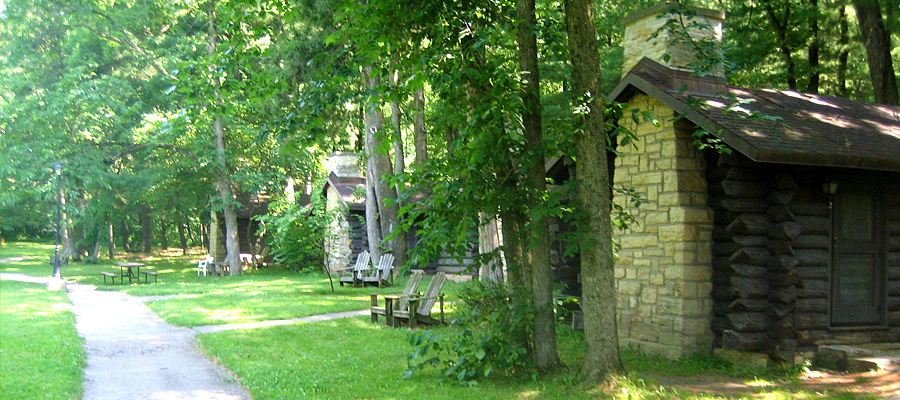 Cabins at White Pines State Park