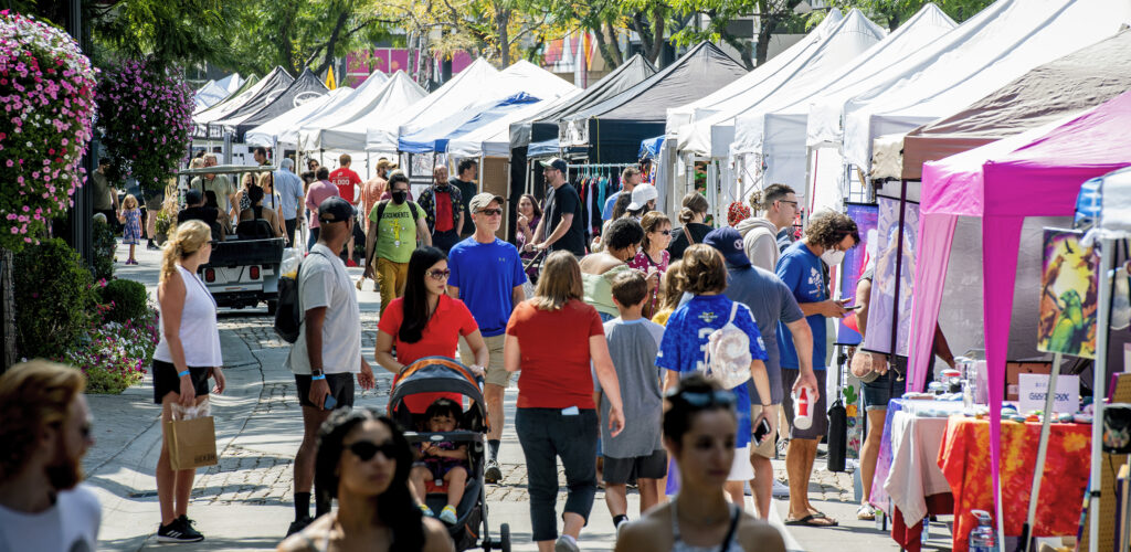 The second day of the Urban Arts Festival is held at The Gateway in Salt Lake City, Utah, on Saturday, Sept. 4, 2021. (Isaac Hale, for the Utah Arts Alliance)