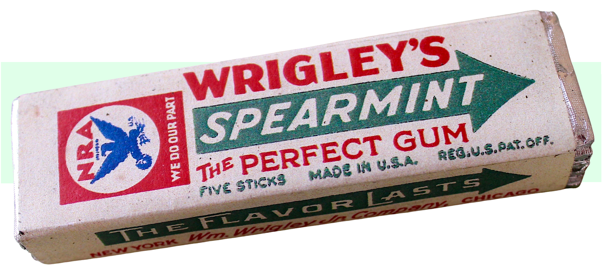 wrigley pack nra 1930s